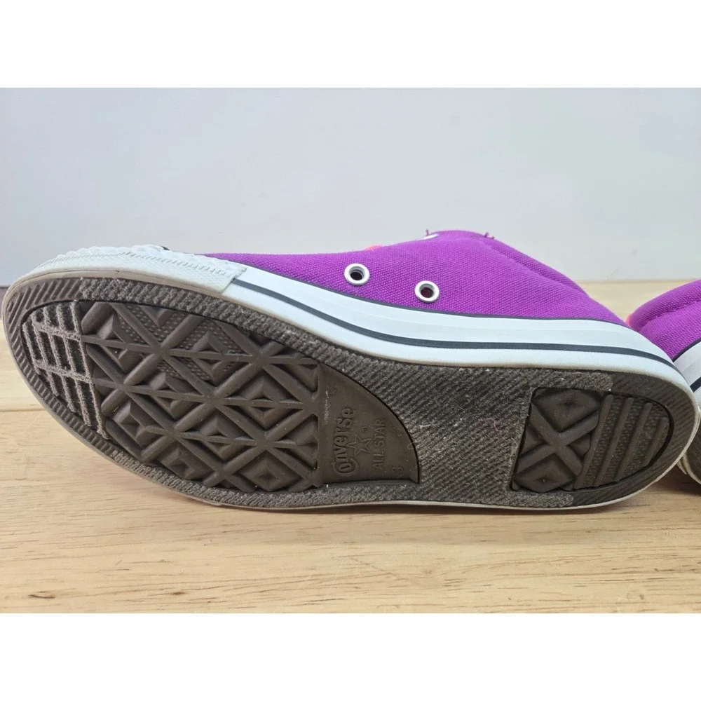Converse All Star Low Top Sneakers‎ Size Juniors 3 Purple/Pink